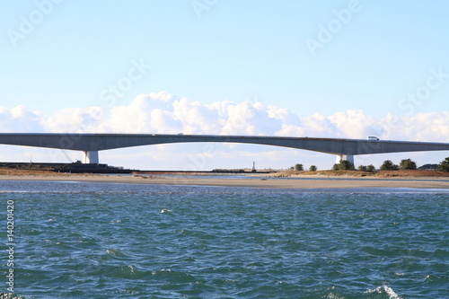 Hamana bridge and Hamanako lake in Hamamatsu, Shizuoka, Japan