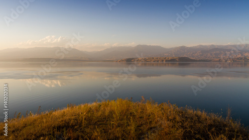Lake Toktogul Sunset in Kyrgyzstan