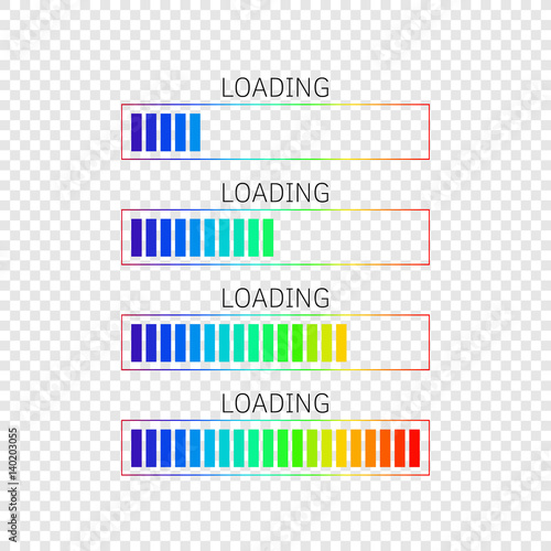 progress bars isolated