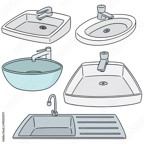 vector set of sink