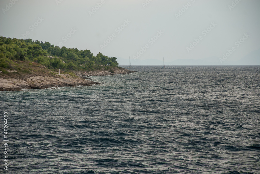 lighthouse in Sucuraj, Hvar Island, Croatia lighthouse in Sucuraj, Hvar Island, Croatia