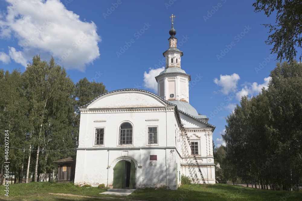 Church of the Presentation of the Lord of the Savior-Transfiguration parish in Veliky Ustyug, Vologda region, Russia
