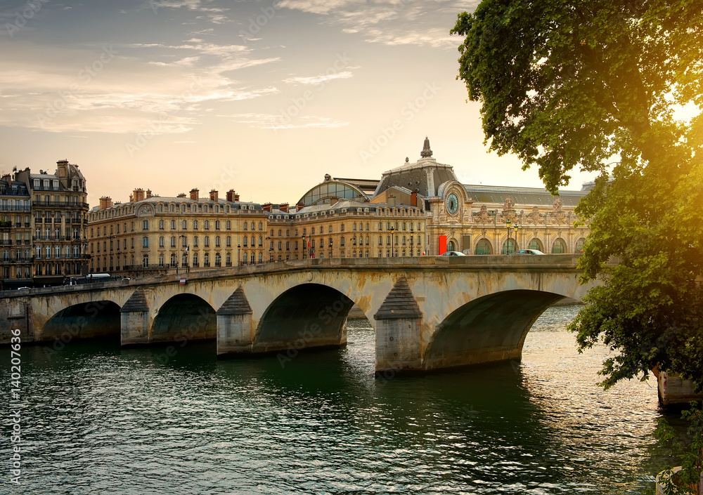 Bridge Orsay in Paris