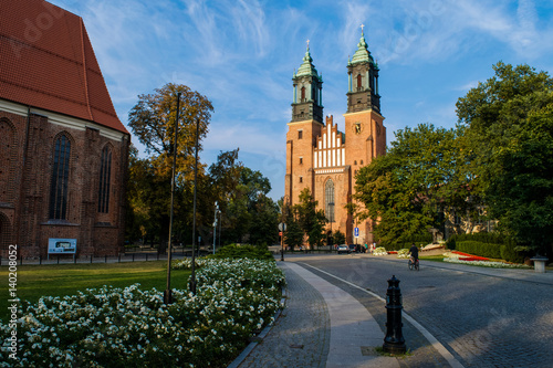 Basilica of St Peter and St Paul on the island of Ostrow Tumski in Poznan, Poland