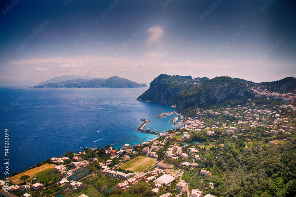 Capri harbour view