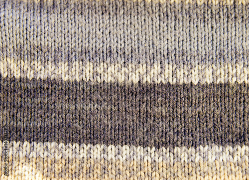 Texture of knitted striped cloth