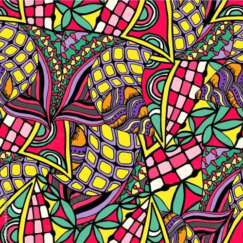 Abstract background of geometrical patterns drawing