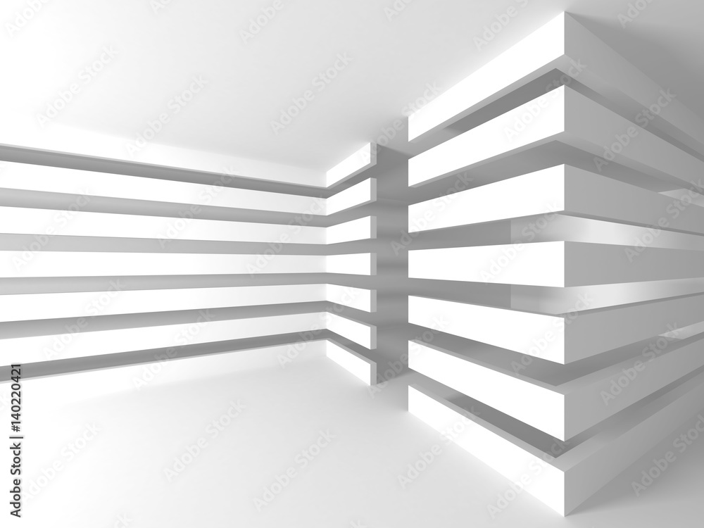 Obraz premium Abstract Modern Architecture Interior Background