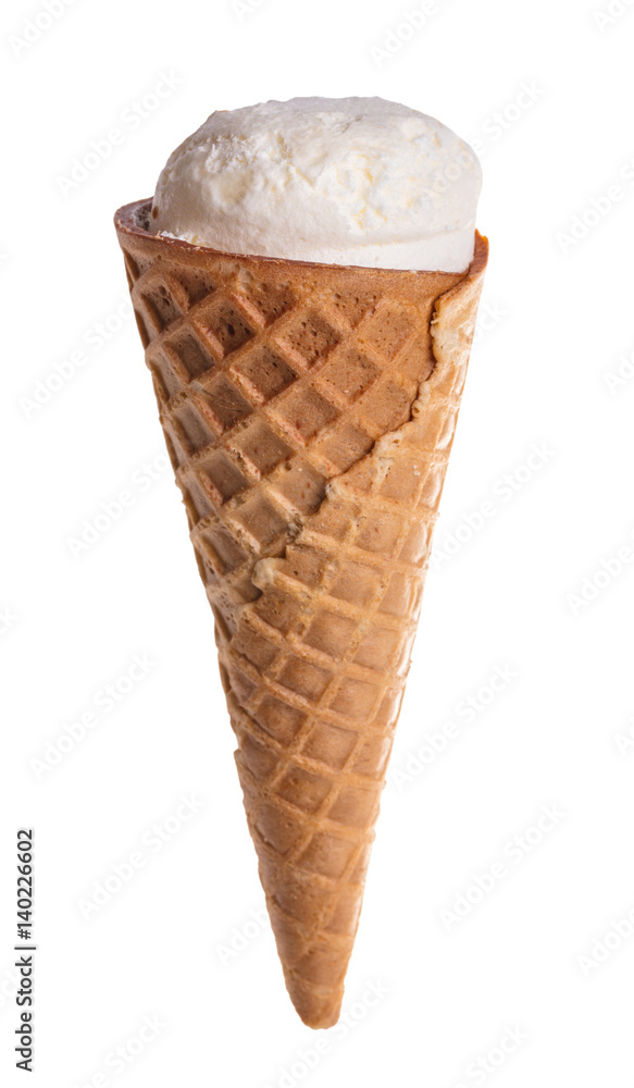 Ice cream in waffle Ice cream in waffle