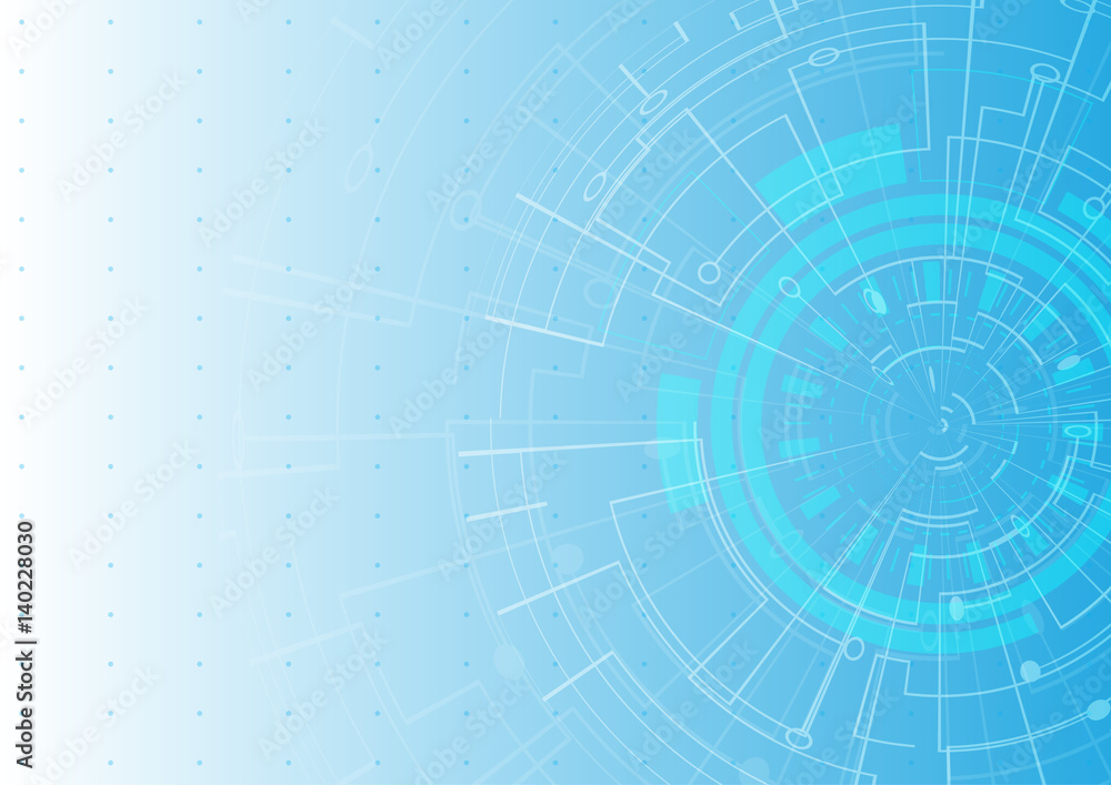 Blue circle tecnhology texture background vector illustration Blue circle tecnhology texture background vector illustration