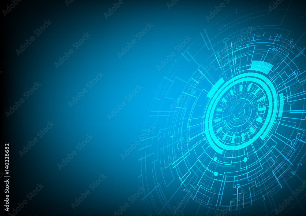 Technology background with copy space on the left Technology background with copy space on the left