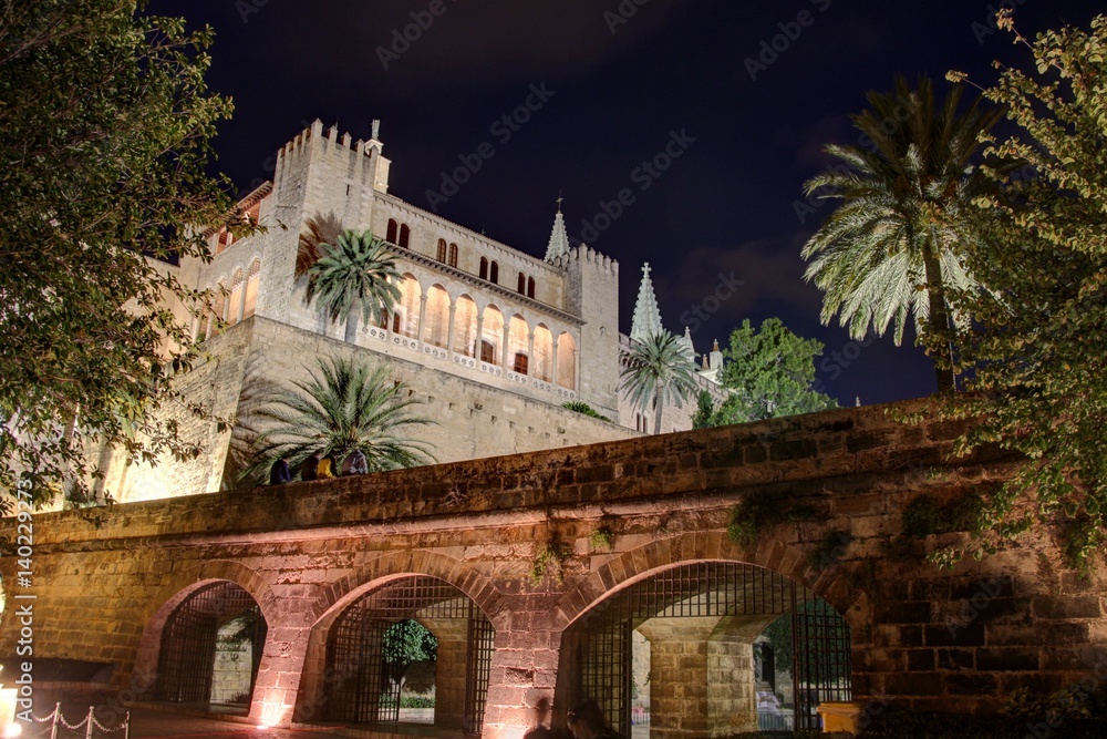 Palma de Majorque la nuit
