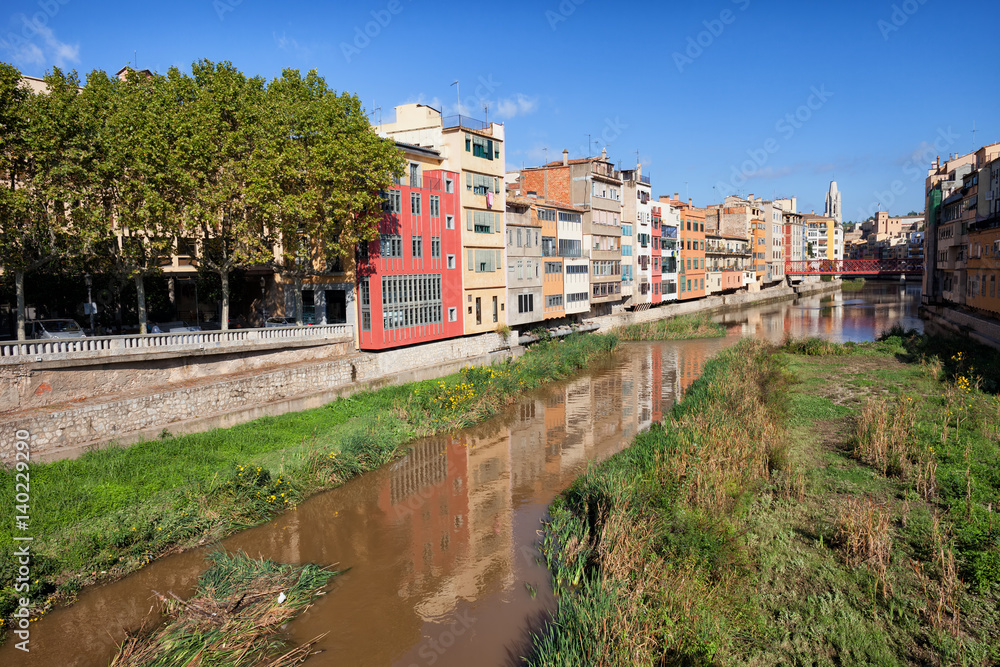 City of Girona in Catalunya Spain
