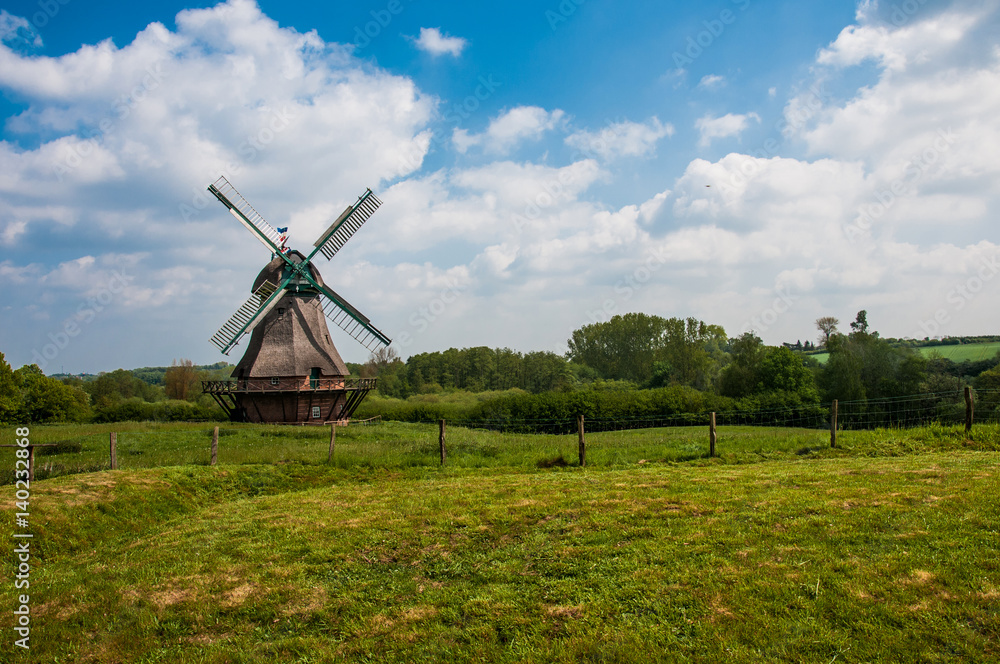 windmill in Northern Germany windmill in Northern Germany