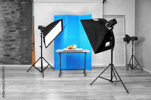 Interior of professional ph...