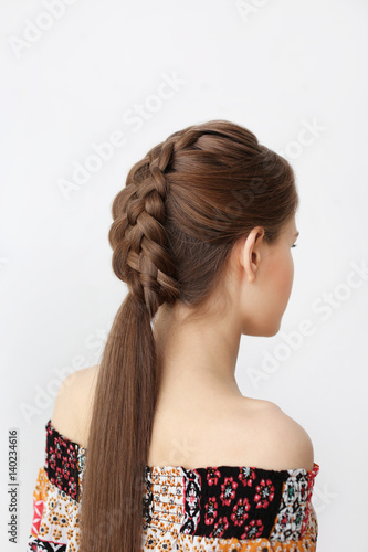 Young beautiful woman with ...