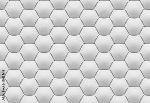 White shaded abstract geometric pattern. 3D rendering background.