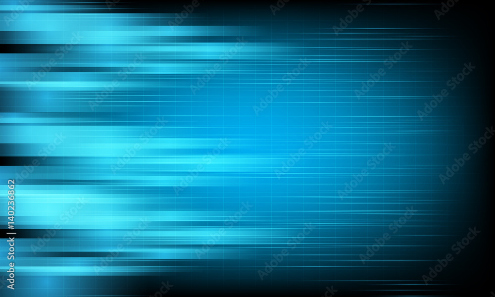Abstract vector energy hi-speed on blue background.