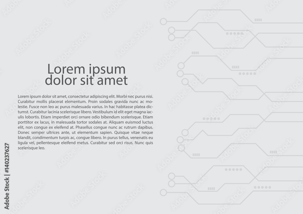 Technology circuit background vector design Technology circuit background vector design