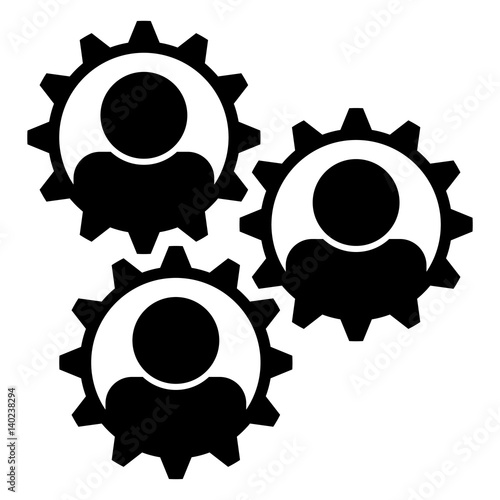 Teamwork Zahnräder