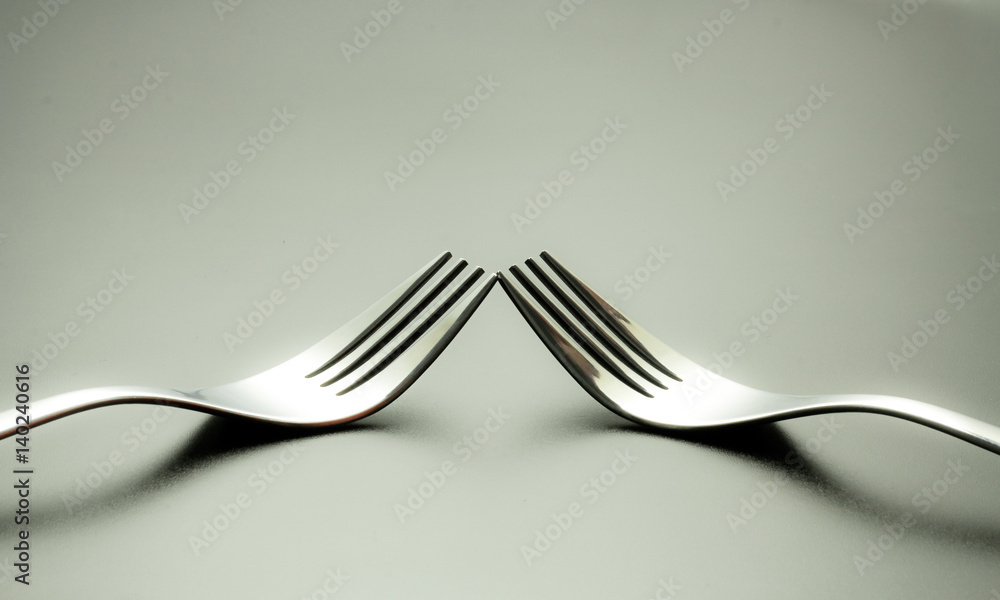 Cutlery as fine art with beautiful light Cutlery as fine art with beautiful light