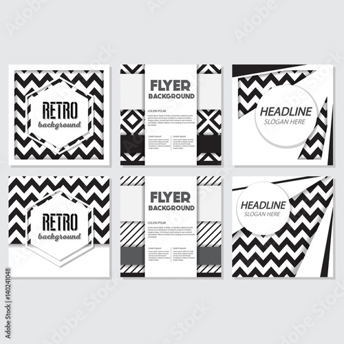 Old retro Vintage style background Design Template