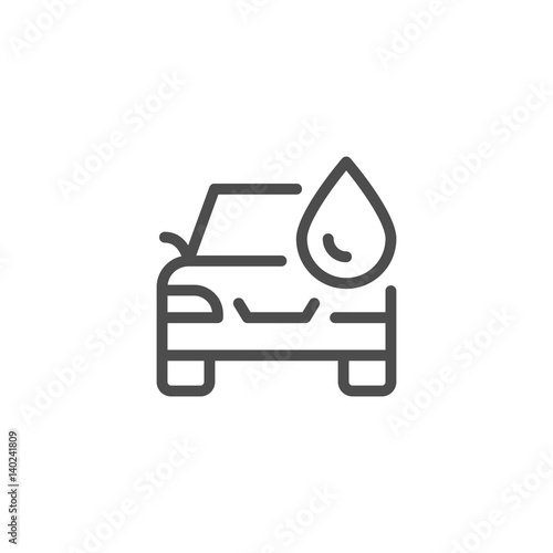 Car wash line icon