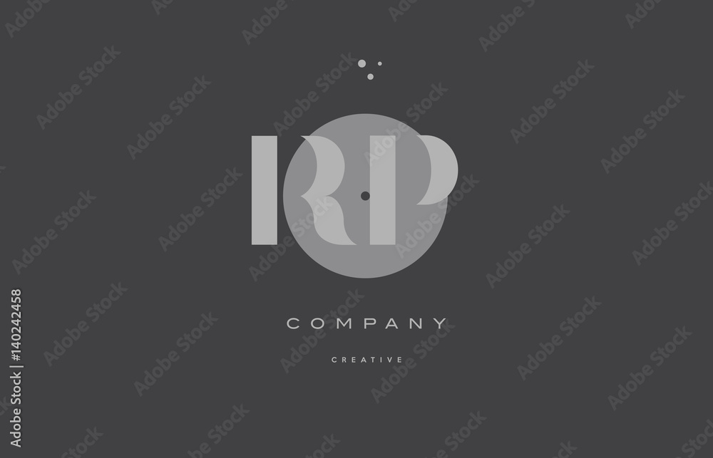 rp r p grey modern alphabet company letter logo icon rp r p grey modern alphabet company letter logo icon