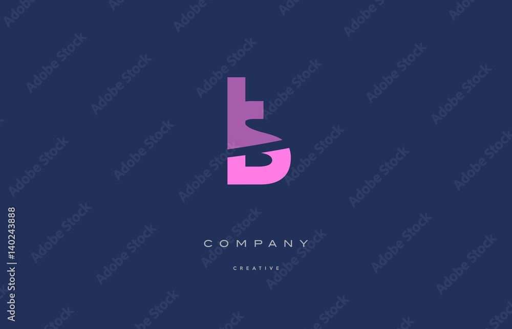 ls l s pink blue alphabet letter logo icon ls l s pink blue alphabet letter logo icon