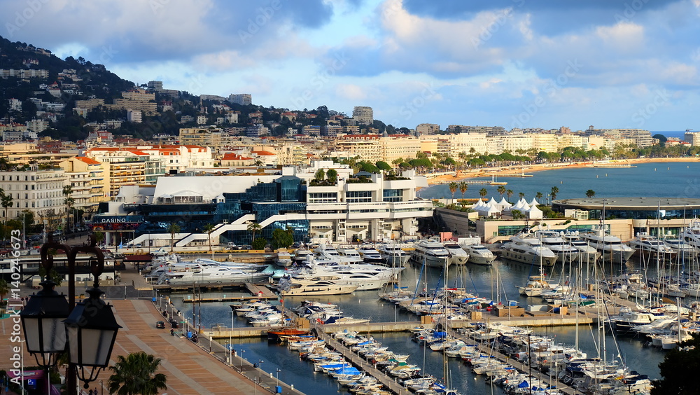 Port in Cannes, France