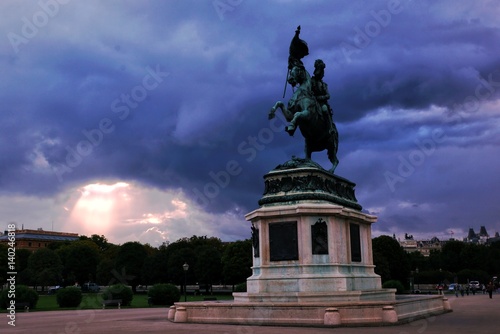 Archduke Charles (Erzherzog Karl) monument in Vienna, Austria