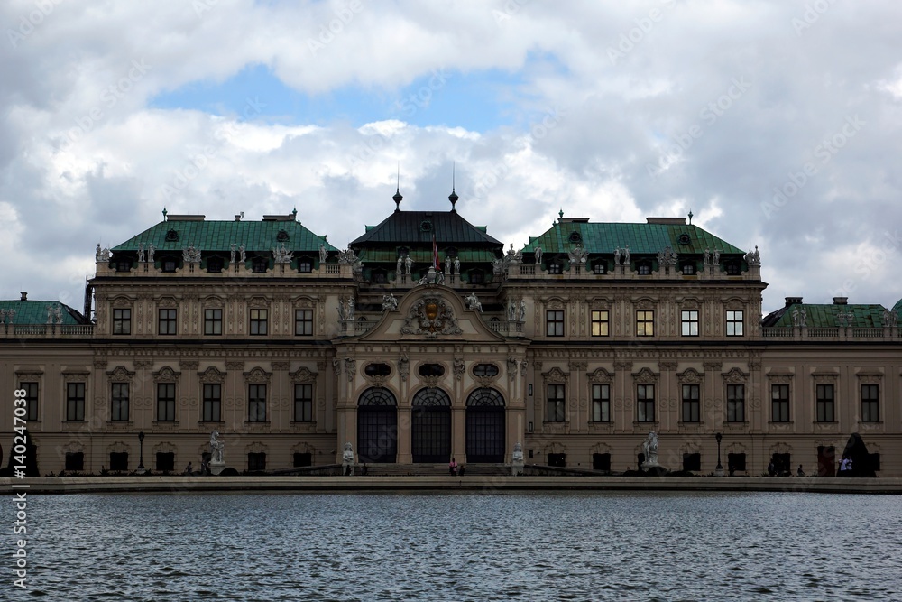 Palace of Belvedere in Vienna, Austria