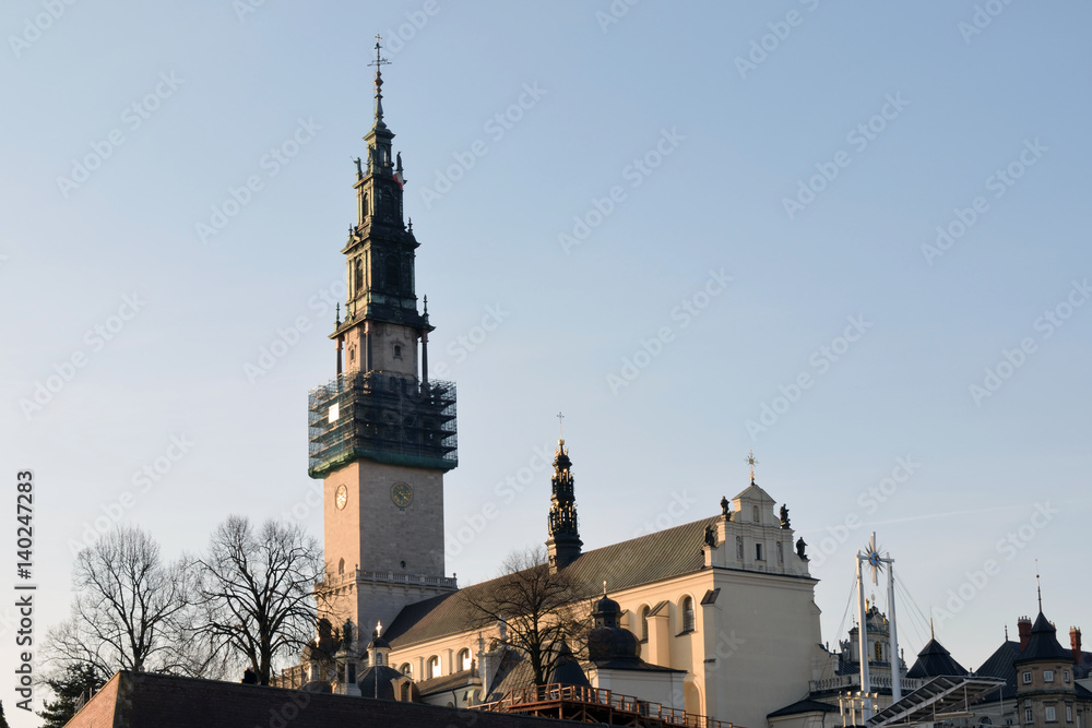 Obraz premium Klasztor o. Paulinów Jasna Góra, Częstochowa, Polska