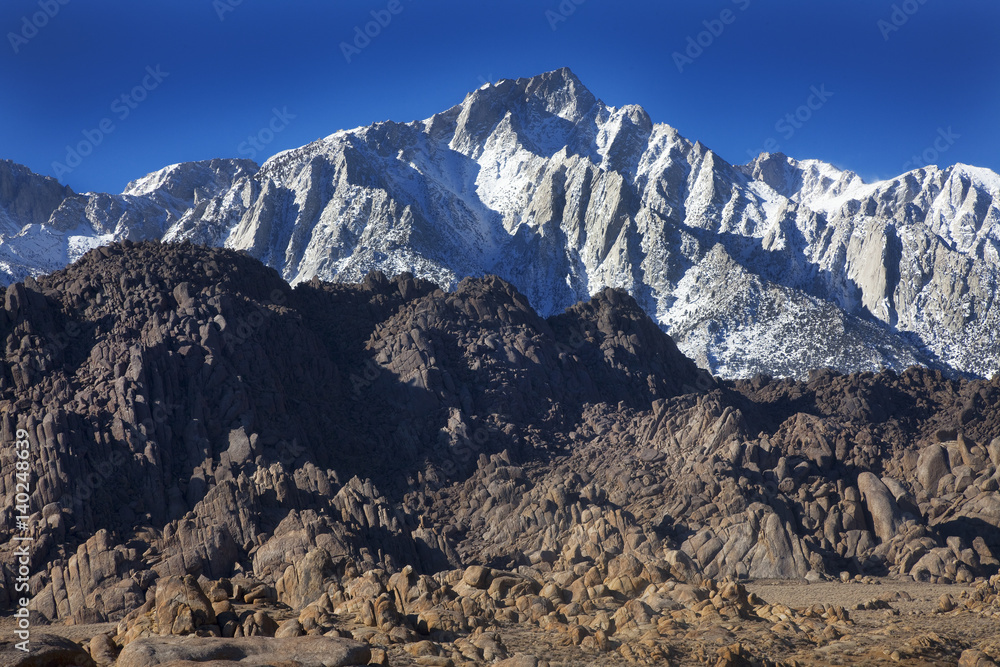 Mt. Whitney, Alabama Hills, Lone Pine, California Mt. Whitney, Alabama Hills, Lone Pine, California