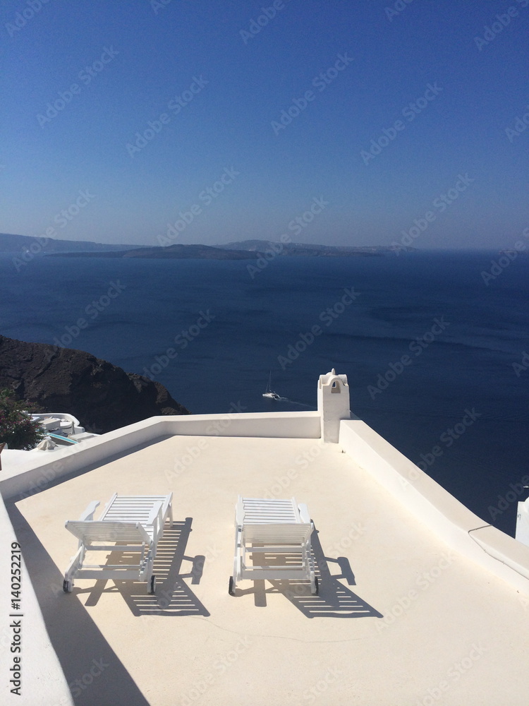 Fototapeta premium Santorini Summer