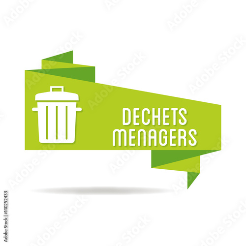 Logo déchets ménagers.