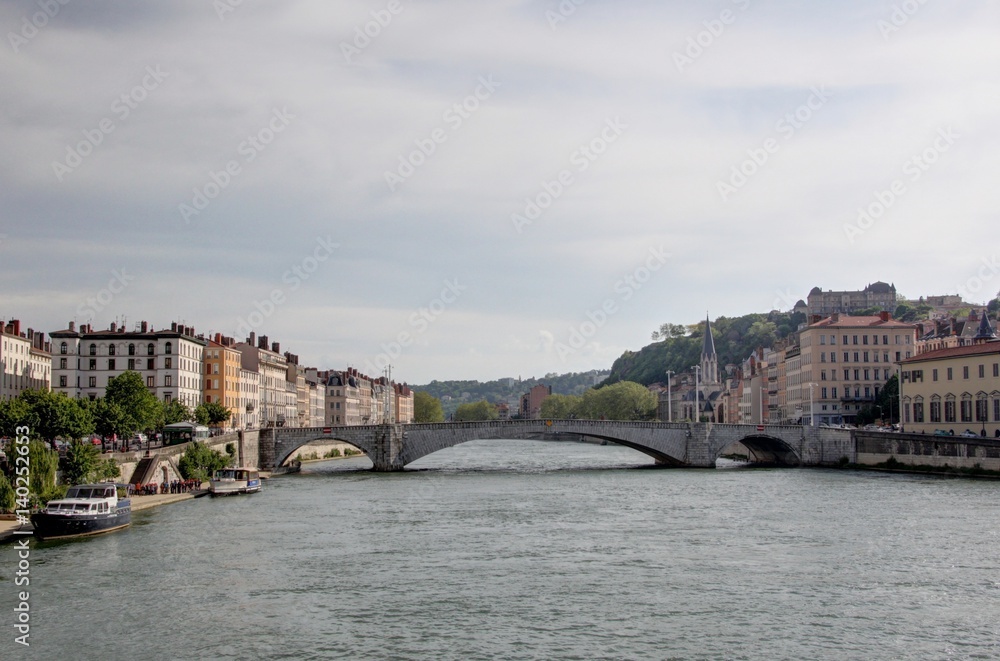 Naklejka premium Lyon, capitale des gaules