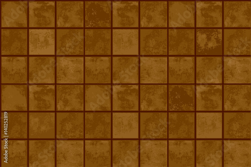 Terracotta floor tiles