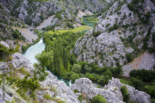 Krupa river canyon in Croatia