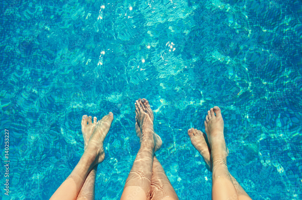 Legs in the pool