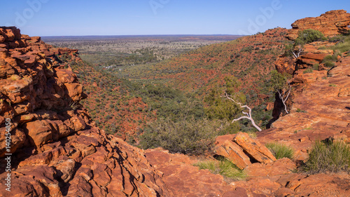 Orange rocks of remote Kings Canyon, Outback, Australia