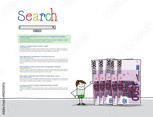 Annonce publicitaire sur moteur de recherche