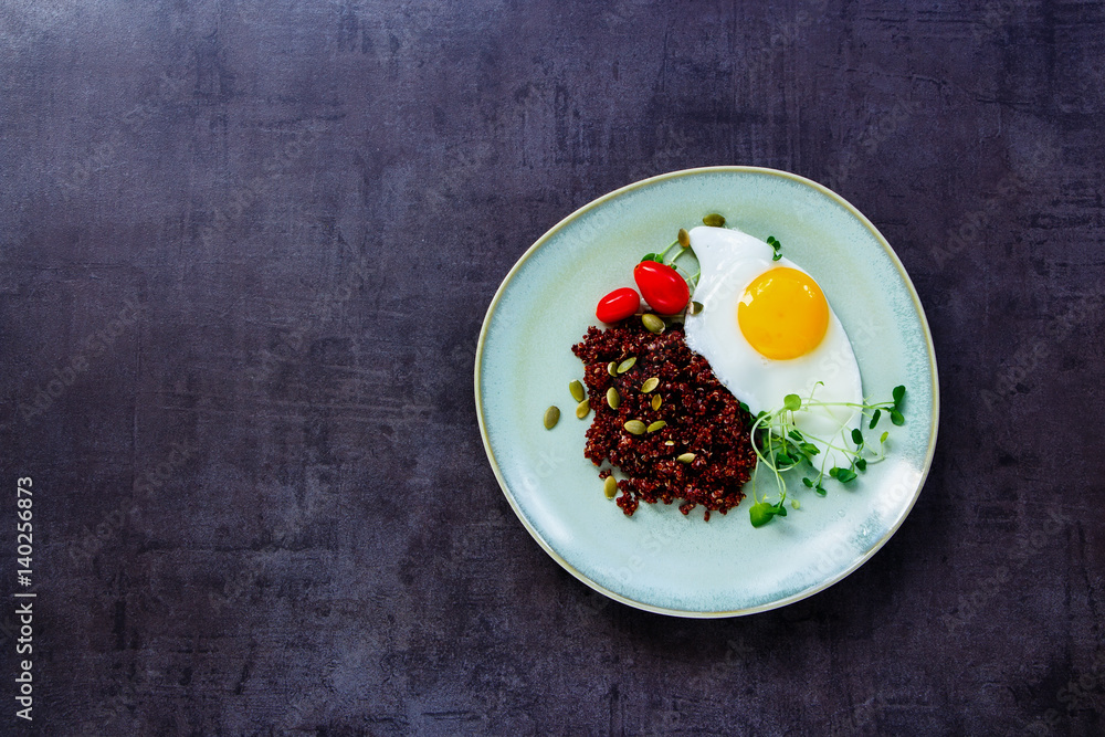 Red quinoa for dinner Red quinoa for dinner
