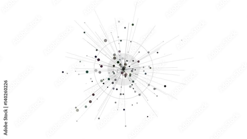 Abstract motion design element. Circles and radiating rays. Abstract motion design element. Circles and radiating rays.