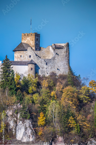 Beautiful view of Niedzica castle  Poland  Europe