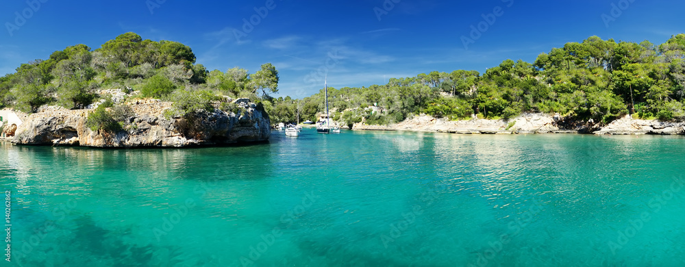 Coastal village of cala figuera