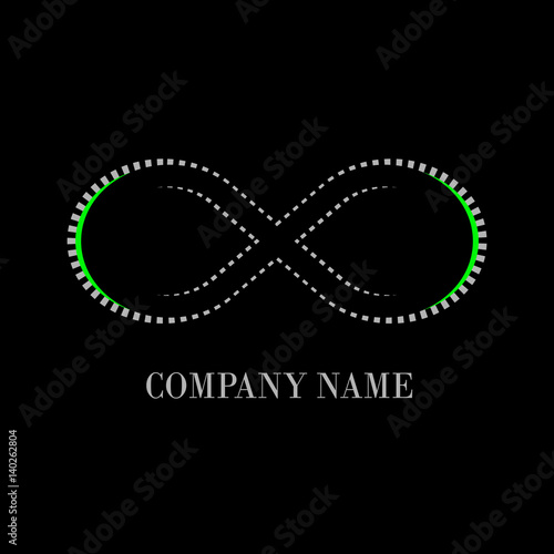 Infinity logo. Vector illustration