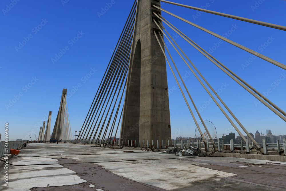 Obraz premium construction worker on construction site