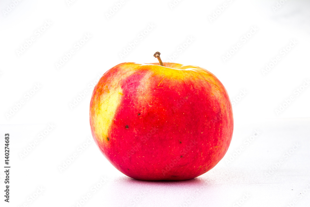 Red apple isolated on a white background Red apple isolated on a white background