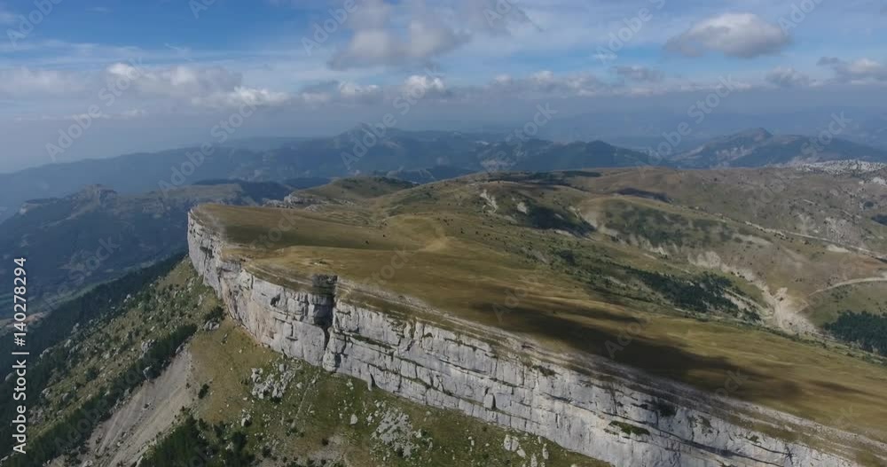 Aerial beautiful scenic wide view Céüze cliff alps Aerial beautiful scenic wide view Céüze cliff alps